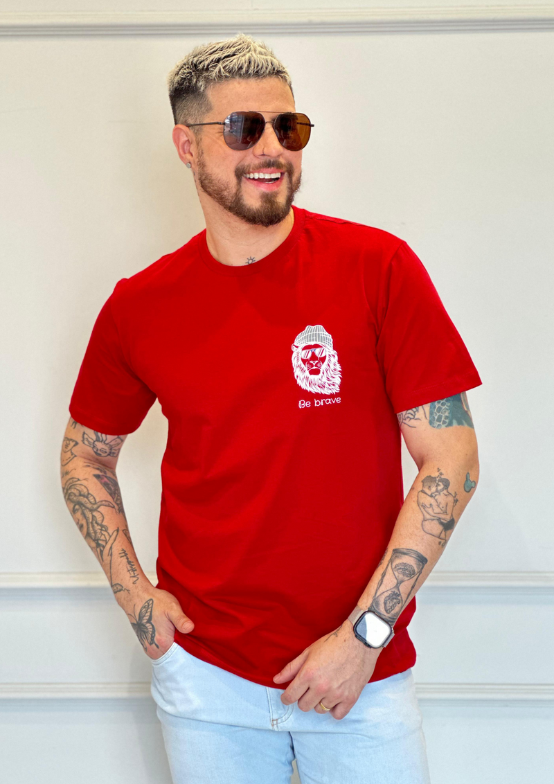 CAMISETA ESTAMPADA LEÃO