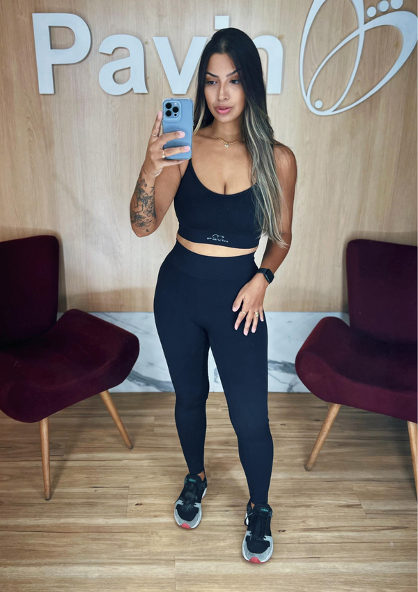 CALÇA LEGGING SEM COSTURA FITNESS PAVIN