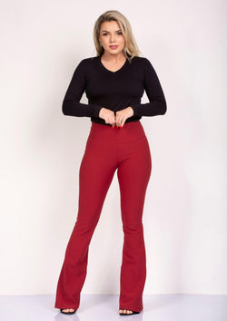 CALÇA FLARE DE POLIAMIDA - Pavin Online