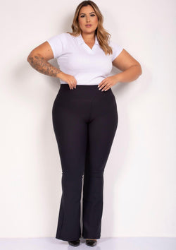 CALÇA FLARE PLUS SIZE - Pavin Online