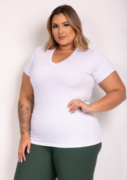 BABY LOOK PLUS SIZE DE VISCOLYCRA - Pavin Online