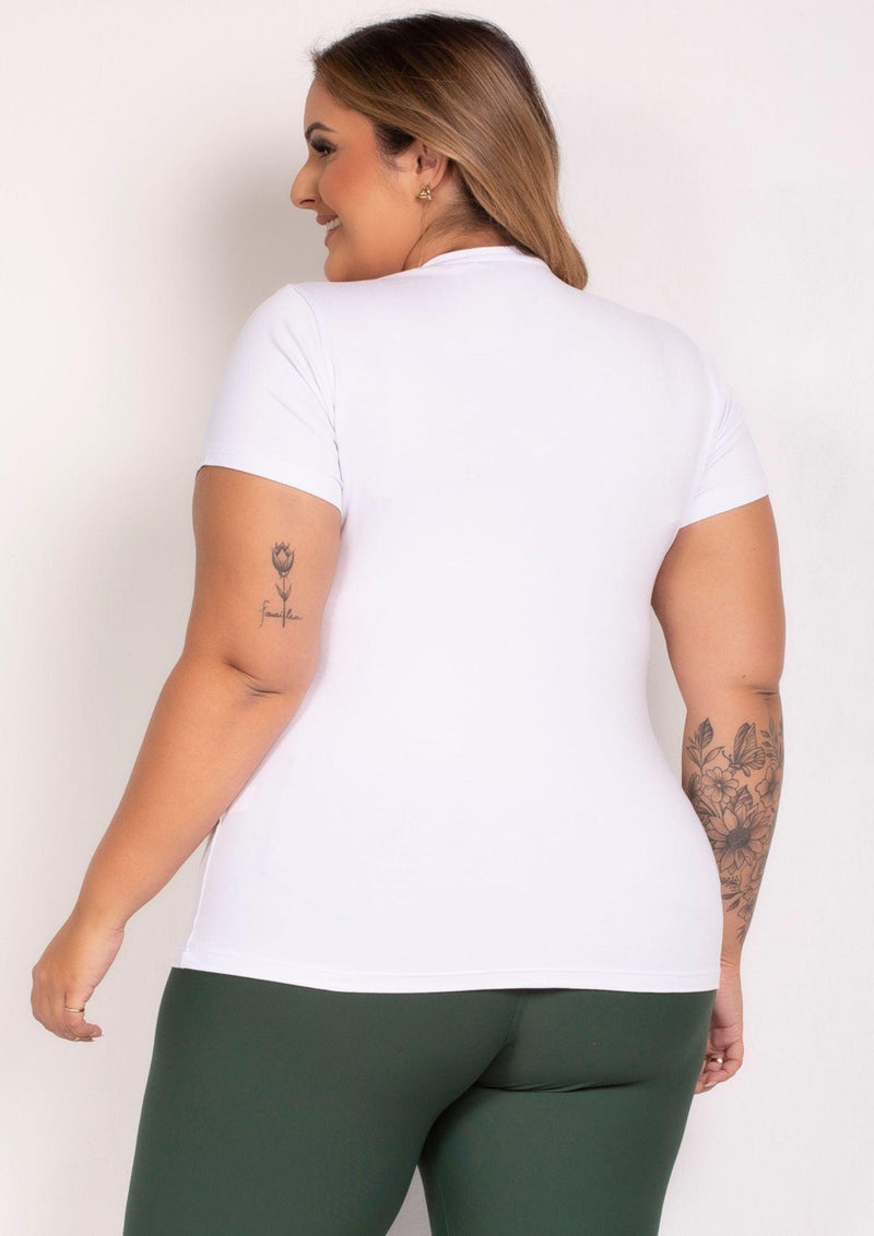 BABY LOOK PLUS SIZE DE VISCOLYCRA - Pavin Online